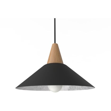 FUNNELL LÁMPARA DE TECHO 25 NEGRO HOJA