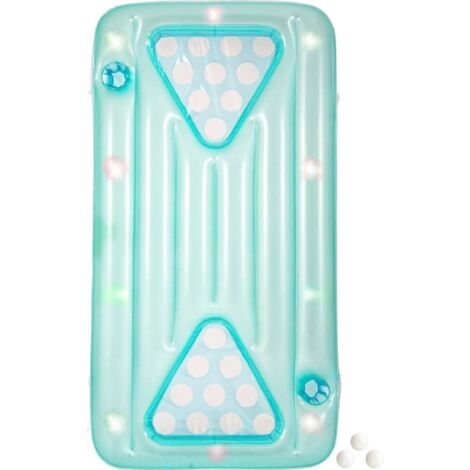 Funsicle Aqua Pong Glow 160x84x19 cm Luftmatratze