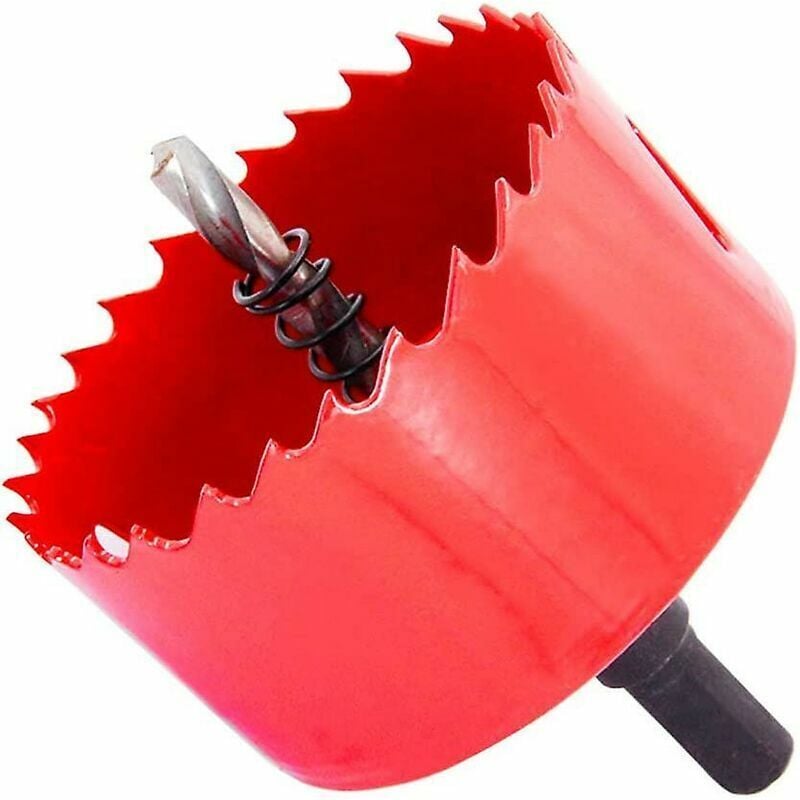 Image of Für 1 Stück Bohrer, Bimetall-Lochsäge, Forstlochschneider mit Aufnahme für Holz und Metall 50 mm