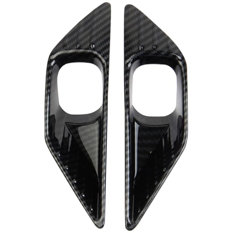 Image of Für 2022 Carbon Fiber Auto Front Nebel Licht Abdeckung Trim Dekoration Aufkleber
