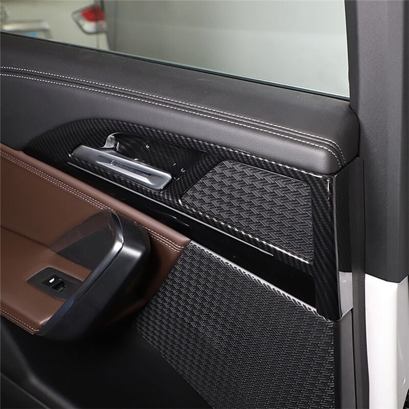 Image of Tlily - Für bmw X1 U11 2023 2024 Auto-Innentürgriff-Abdeckungsrahmen-Trimmzubehör - ABS-Kohlefaser
