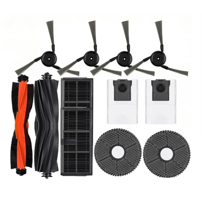 Image of Für Bot X40 Ultra Wichtigsten Seite Pinsel Filter Mopp Tuch Staub Taschen