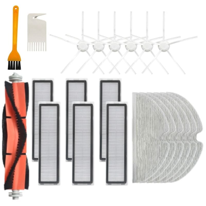 Image of FüR D9 Roboter Staubsauger ZubehöR Haupt BüRste hepa Filter Seiten Mopptuch Lappen Teile