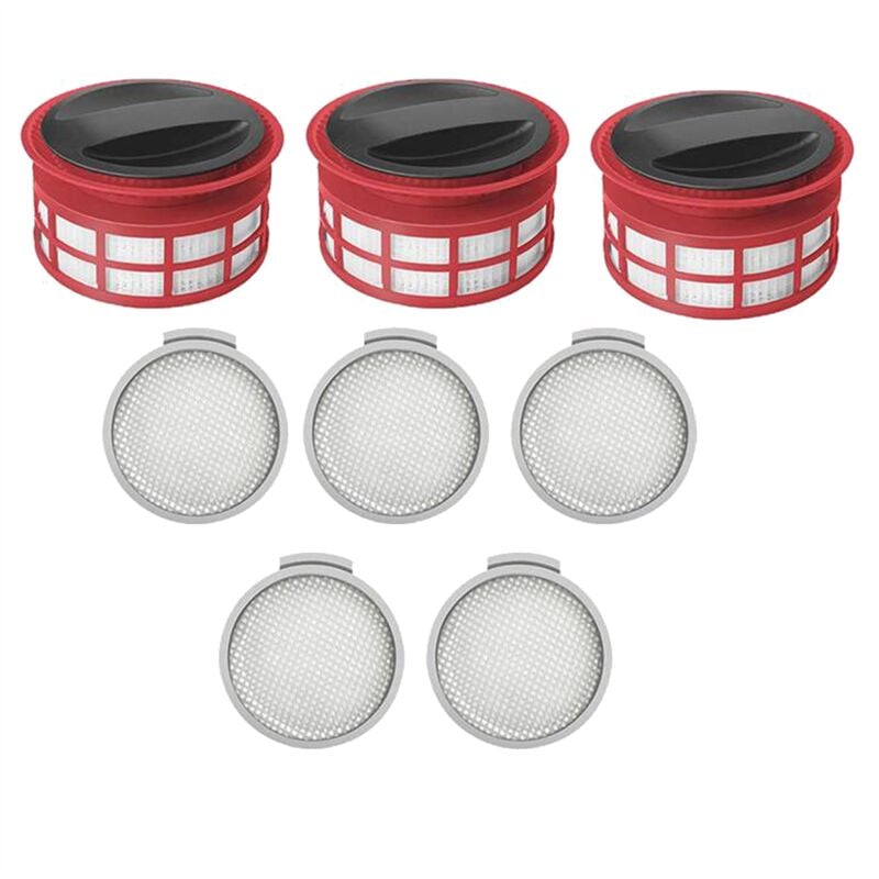 Image of Für H7 Handheld Staubsauger Ersatzteil Front Baumwolle Filter und Hinten Hepa Zubehör