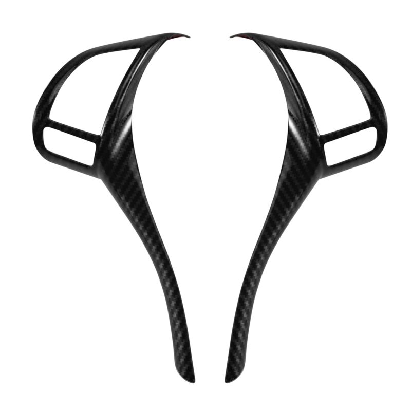 Image of Für J11 Teana 2013-2018 Carbon Fiber Lenkrad Schalter Taste Kappe Abdeckung Streifen Trim