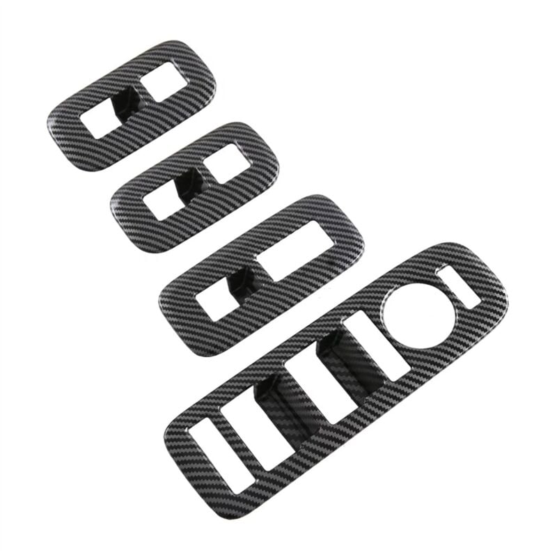 Image of Tlily - Für MX5 2024 lhd Carbon Fiber Auto Fensterheber Schalter Tasten Abdeckung Trim Zubehör