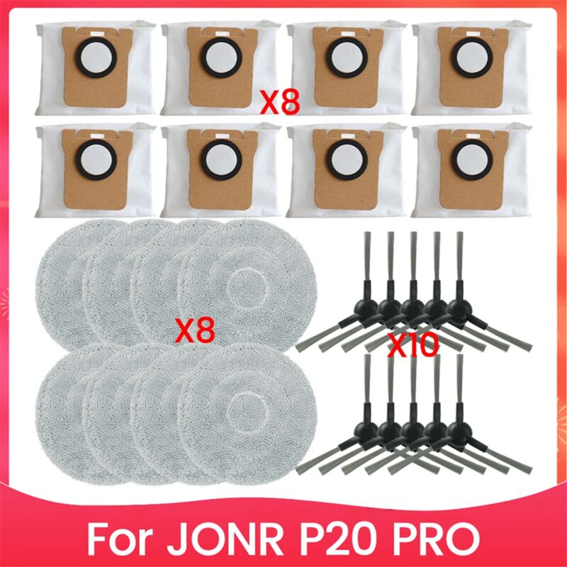 Image of Für P20 pro Roboter-Staubsauger Seitenbürste Mopptuch Staubbeutel