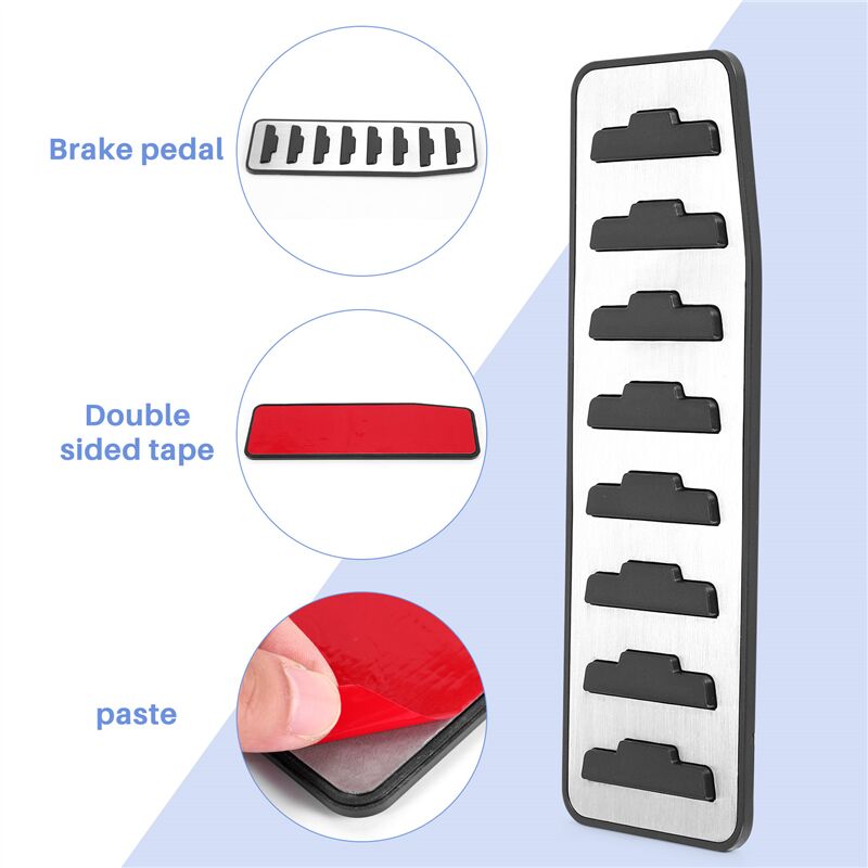 Image of Für Range Evoque 2012-2019 Fußstütze Pedal Pad Abdeckung Zubehör