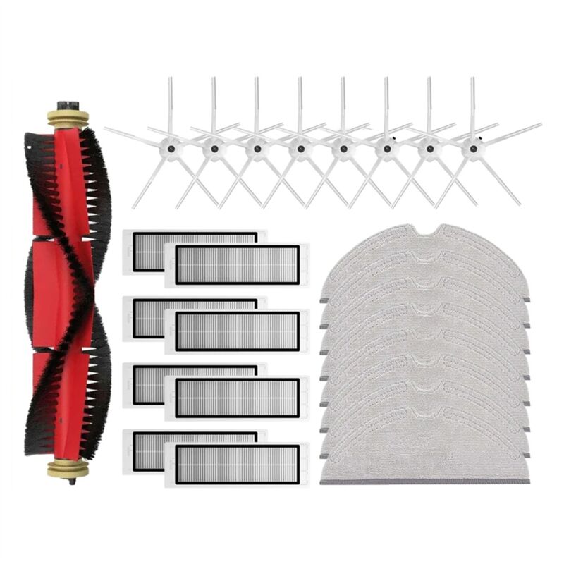 Image of Für S5 / Max S6 MaxV Pure E4 E5 S51/S52/S55 Roller Seitenbürste Filter Mopp Zubehör Teile