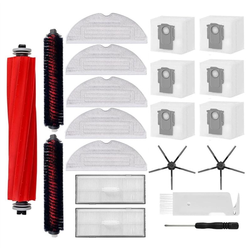 Image of Für S7 MaxV Ultra Wichtigsten Seite Pinsel Filter Mopp Tuch Staub Taschen
