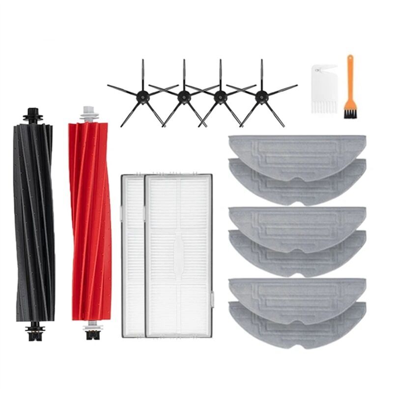 Image of Für S8 Pro Ultra Teile Seite Pinsel Filter Mopp Tuch Staub Taschen