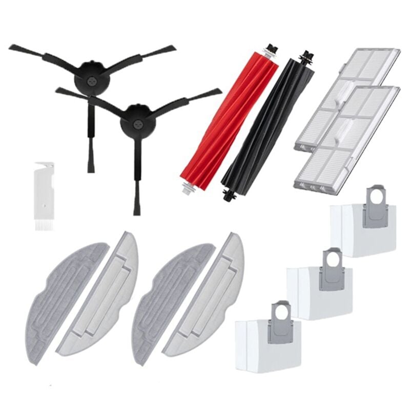 Image of Für S8 Pro Ultra Wichtigsten Seite Pinsel Filter Mopp Tuch Staub Taschen
