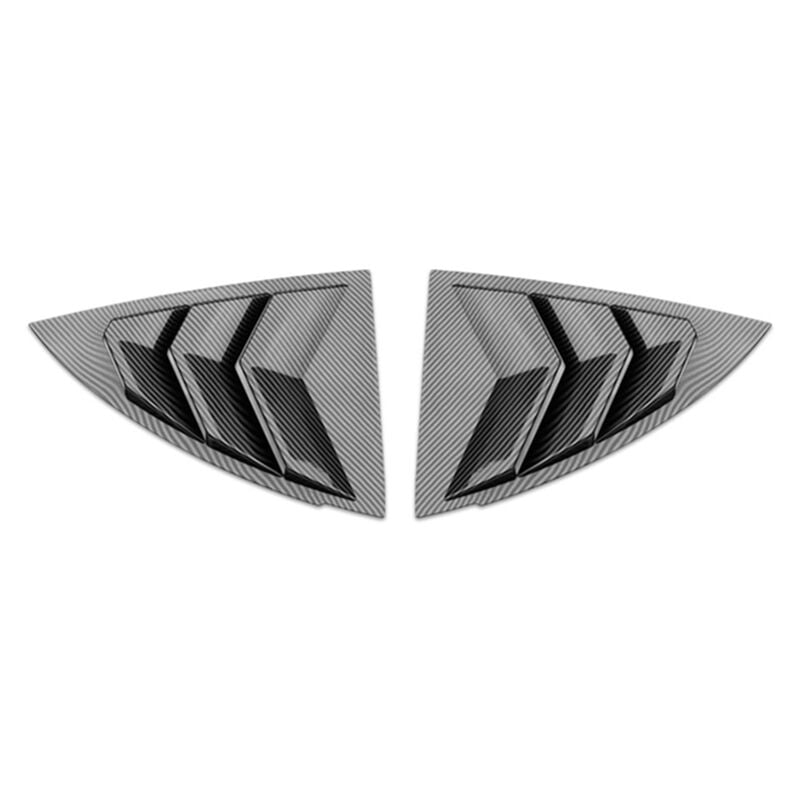 Image of Tlily - Für Tesla Model 3 y Louvre Heckdreieck Pailletten Außenmodifikationsteile, Kohlefaser, c