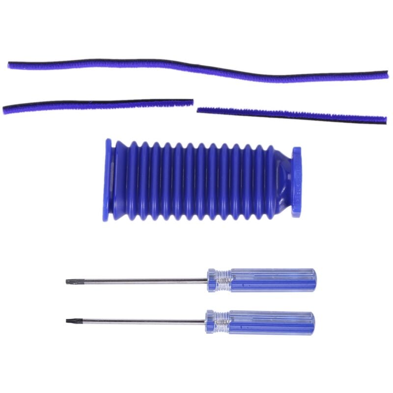 Image of Tlily - Für V7 V8 V10 V11 Staubsauger Soft Roller Plüsch Streifen, Saug Blau Schlauch