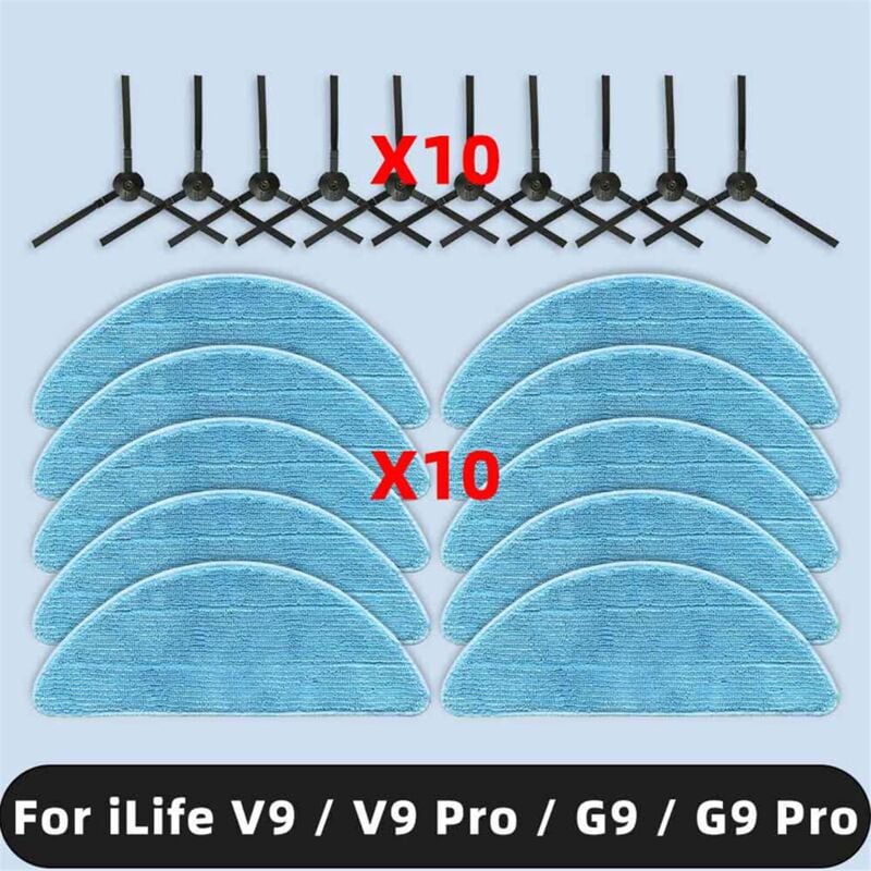 Image of Für V9 / Pro G9 Ersatzteile Seitenbürste Mopptuch Zubehör Verbrauchsmaterial
