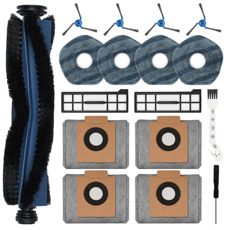 Image of Für X10 Pro Omni, waschbare und wiederverwendbare Hauptseitenbürste Hepa