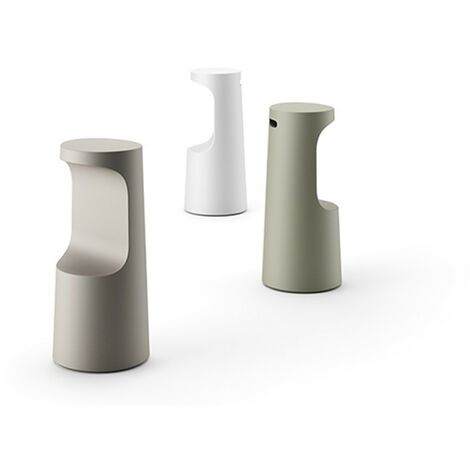 Fura Stool  Bianco - Si sedia seduta sgabello alto per interno esterno originale Plust di design moderna mare piscina bar ristorante hotel giardino