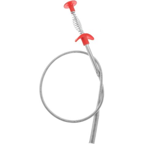 Furet Déboucheur Canalisation 60cm - Manche 4 Griffes Puissant - Pour Éviers, Tuyaux et Tubes - Flexible et Résistant - Outil Professionnel de Dégorgement