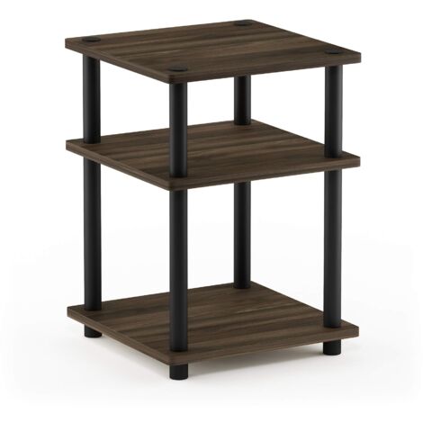 Furinno Turn-N-Tube Scaffale Multifunzione con Ripiani, Marrone/Nero
