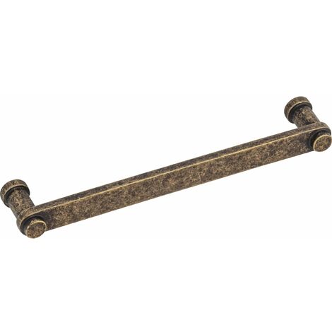 Furnipart Möbelgriff Pillar LA160 - Griff für Möbel - Beschläge Antik, Zinkdruckguss Messing antik