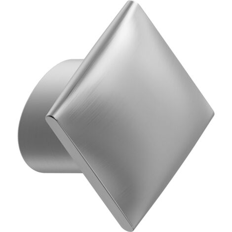Furnipart Möbelknopf Flow 30x30mm - Möbelgriff LA 16mm elegant, Zinkdruckguss Edelstahl-Effekt
