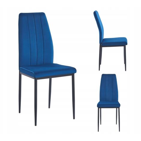FURNITEX CLASSIC BLUE SAMTBEZOGENER ESSZIMMERSTUHL