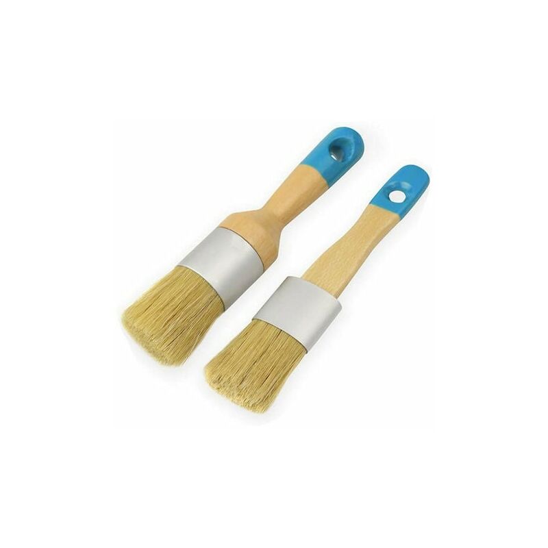 Furniture Chalk and Wax Brush Set diy Painting and Wax Tools Milk Paint lylm Stencils