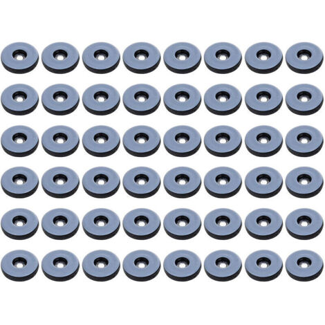 Furniture glides, pack of 48 round Teflon glides, 19 mm anti-vibration glides (round)
