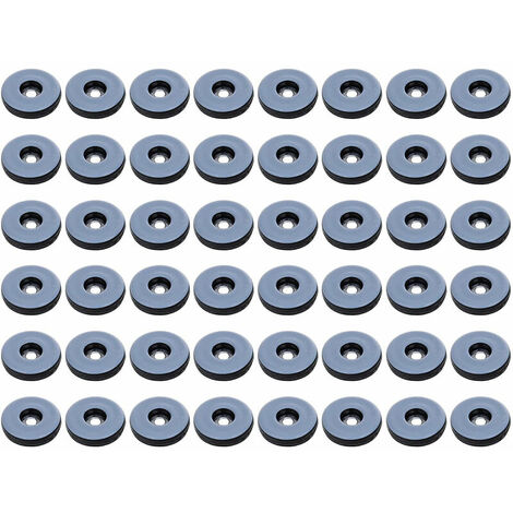 Furniture Glides, Set of 48 Round Teflon Furniture Glides, Anti-vibration Furniture Gliders, (Round)-  19 mm