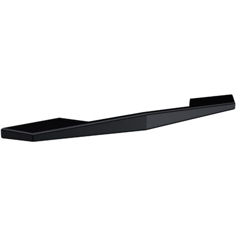 Furniture Handle Angular D Shape Handle, 180mm (160mm Centres) - Matt Black
