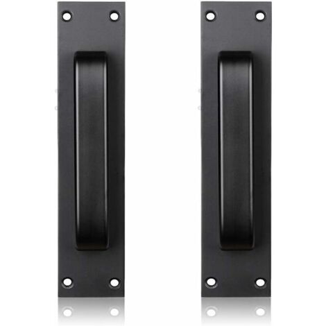 Furniture handle, black sliding door handle for kitchen/furniture/cabinet/wardrobe/drawer handle for barn door scarves