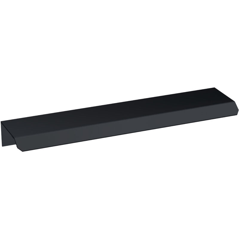 Balterley Modern Bathroom Furniture Cabinet Finger Pull Handle Drawer Handle Black Matt Black 1