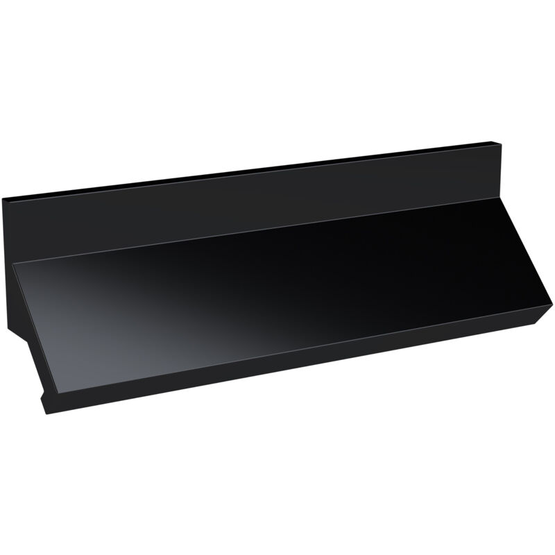 Balterley Modern Bathroom Furniture Cabinet Rectangular Finger Pull Handle Drawer Replacement Handle Black Matt Black 1