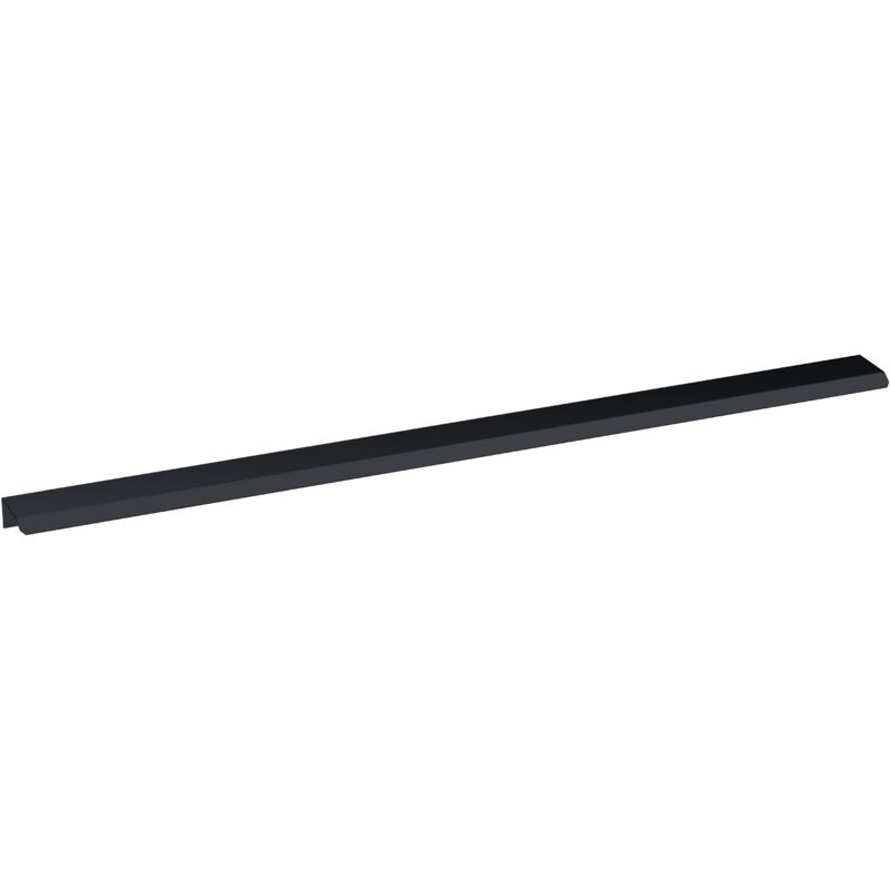 Balterley Bathroom Furniture Rectangular Finger Pull Handle Black Matt Black 1