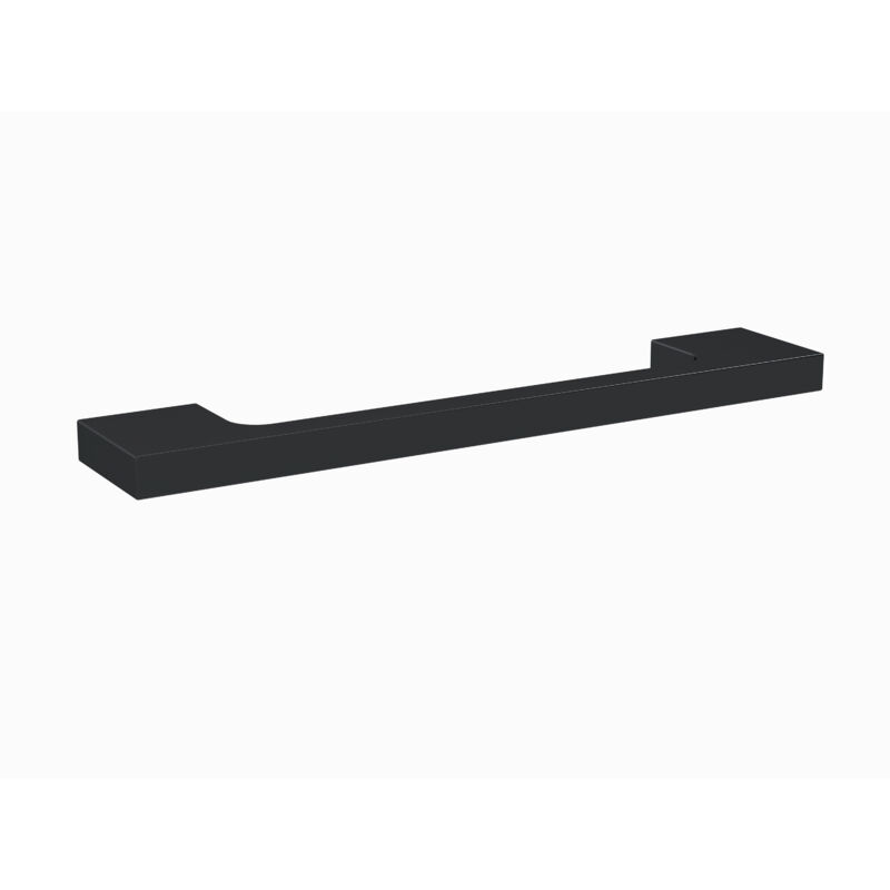 Balterley Bathroom Furniture Replacement Handle Slimline Square D Shape Handle Cabinet Handle Silver Black 1