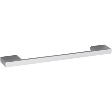 Furniture Handle Square D Shape Handle, 191mm (160mm Centres) - Chrome