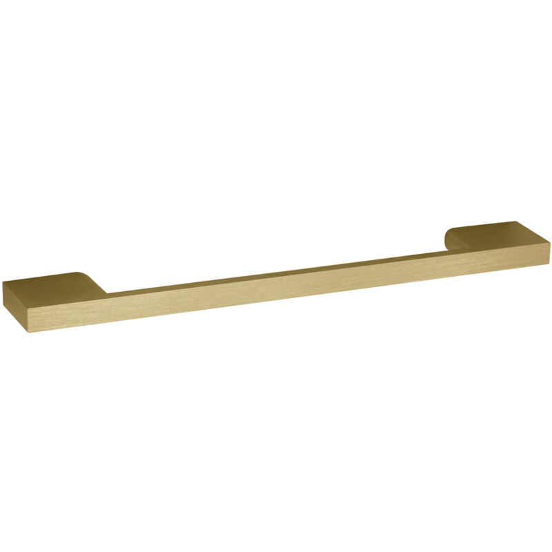 Balterley - Furniture Handle Square d Shape Handle, 191mm (160mm Centres) - Brushed Brass