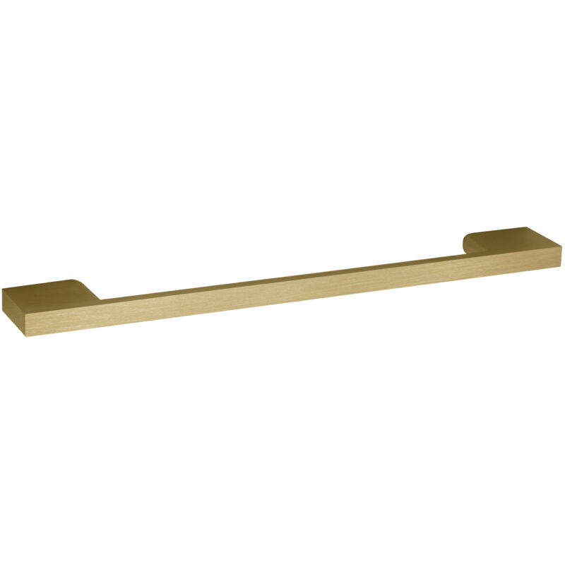 Furniture Handle Square D Shape Handle, 223mm (192mm Centres) - Brushed Brass