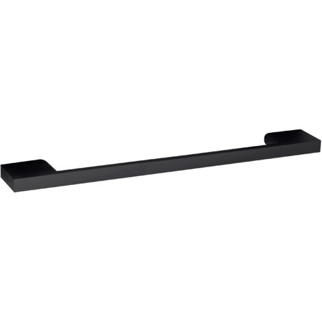 Furniture Handle Square D Shape Handle, 223mm (192mm Centres) - Matt Black