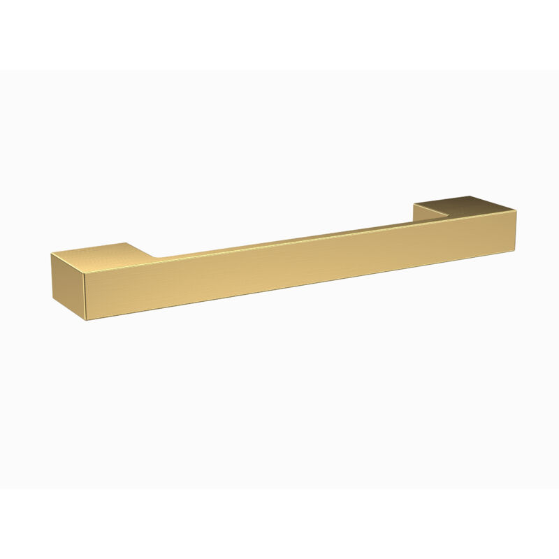 Balterley - Furniture Handle Square d Shape Handle, 152mm (128mm Centres) - Brushed Brass