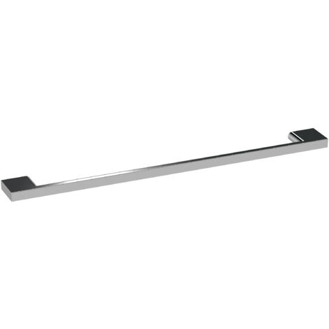 Furniture Handle Thin D Shape Handle, 287mm (256mm Centres) - Chrome