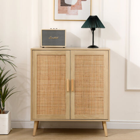 FURNITURE HMD 2 Doors Cabinet Cupboard Sideboard Storage Unit