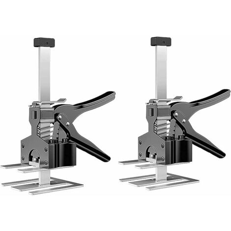 Furniture Jack - Panel Door Lifting Tools Labor Saving Lift Furniture Jack Tool Drywaller 170kg Capacity (Black-2PCS)