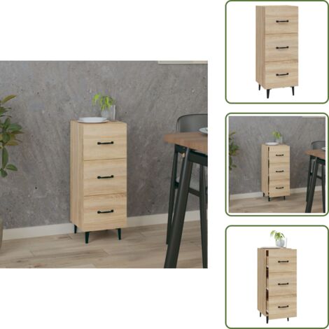 Furniture Limited - Aparador madera contrachapada color roble