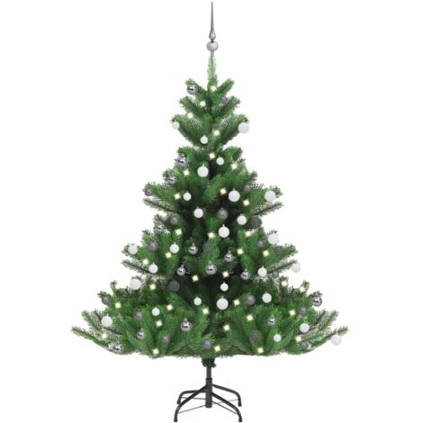 Furniture Limited - Árbol de Navidad abeto Nordmann con LEDs y