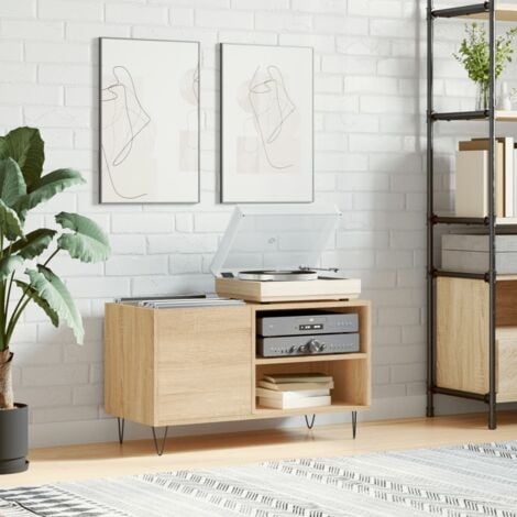 KALISSE Furniture Limited - Armoire à disques chêne sonoma 85x38x48 cm