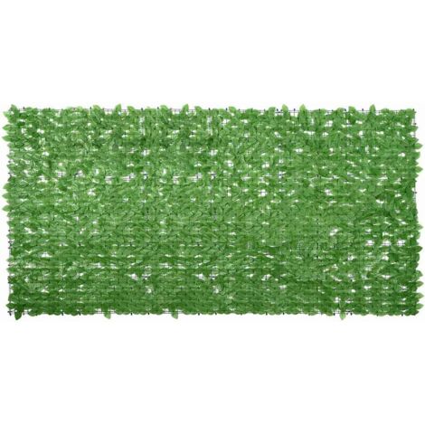 Furniture Limited - Écran de balcon avec feuilles vert 300x150 cm