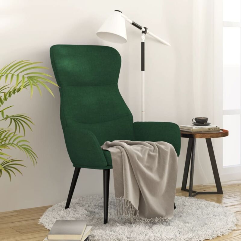 Prolenta Premium - Furniture Limited - Fauteuil inclinable Vert foncé Tissu
