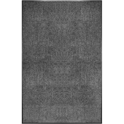 Furniture Limited - Felpudo lavable gris antracita 120x180 cm