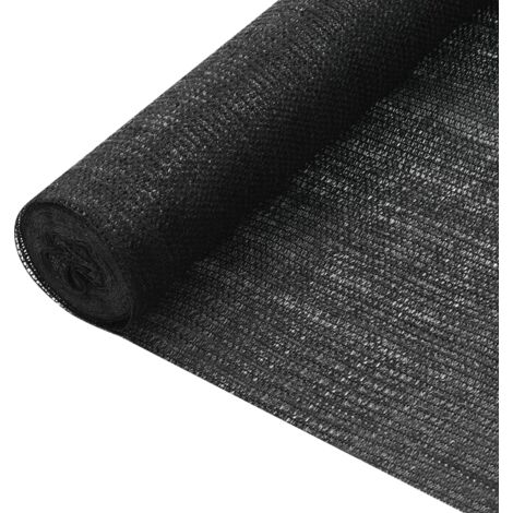 Furniture Limited - Filet brise-vue Noir 1,2x10 m PEHD 75 g/m²